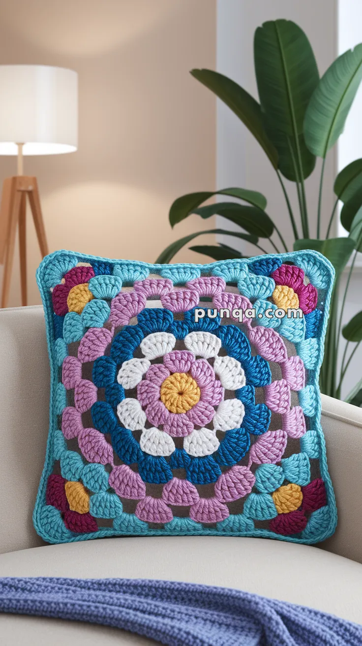 Flower Granny Square – FREE Crochet Pattern