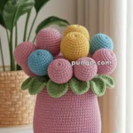 Flower Pot – FREE Crochet Pattern