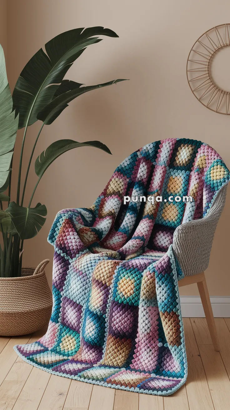 Granny Square Blanket – FREE Crochet Pattern