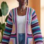 Granny Square Cardigan – FREE Crochet Pattern