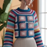 Granny Square Sweater – FREE Crochet Pattern