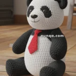 Amigurumi Panda With Red Tie – FREE Crochet Pattern