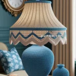 Table Lamp with Decorative Shade – FREE Crochet Pattern