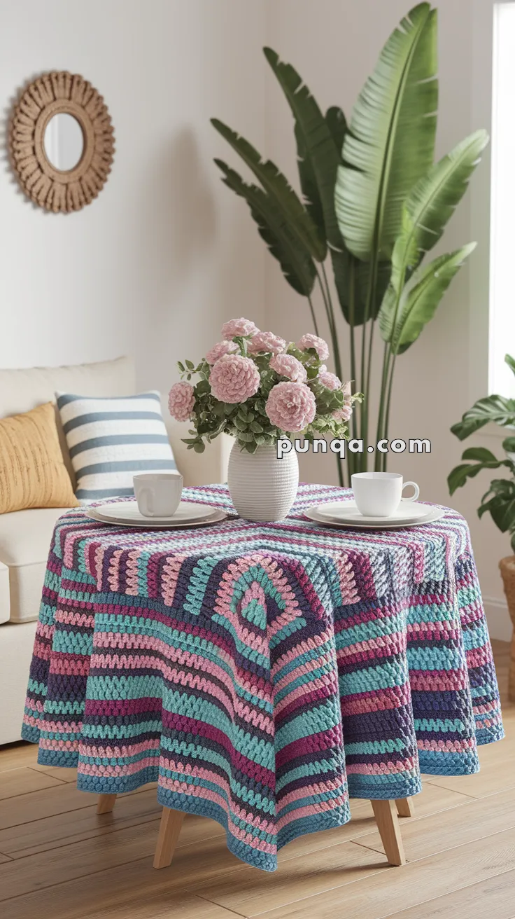 Realistic crochet image for Tablecloth - FREE Crochet Pattern