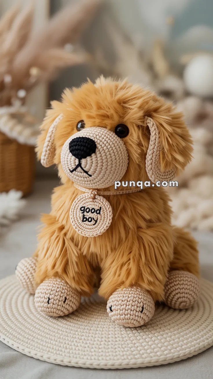 Amigurumi Golden Retriever – FREE Crochet Pattern