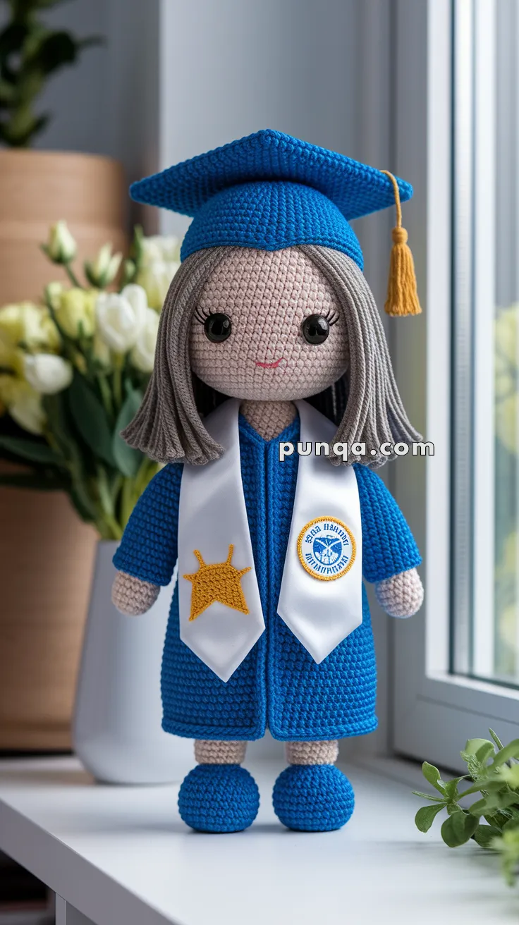 Amigurumi Graduation Doll – FREE Crochet Pattern