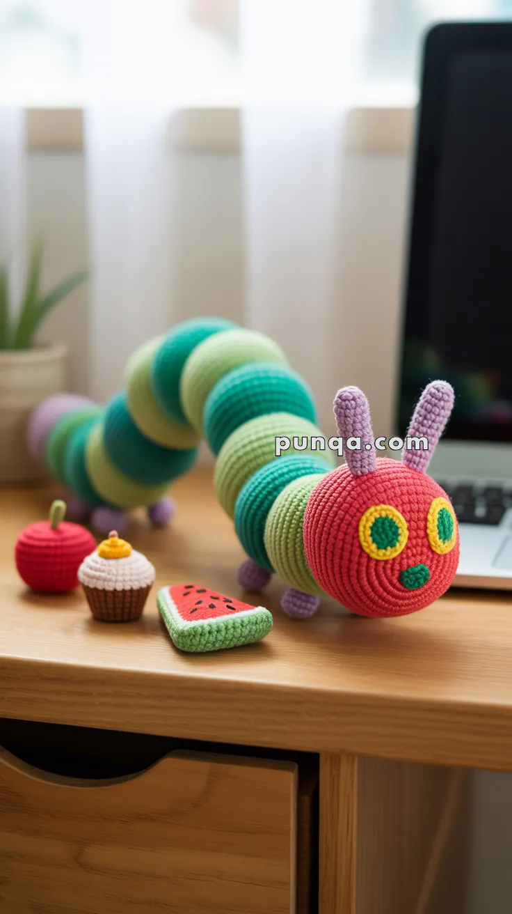 Amigurumi Hungry Caterpillar – FREE Crochet Pattern