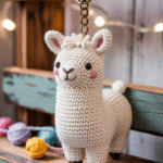 Amigurumi Llama Keychain – FREE Crochet Pattern